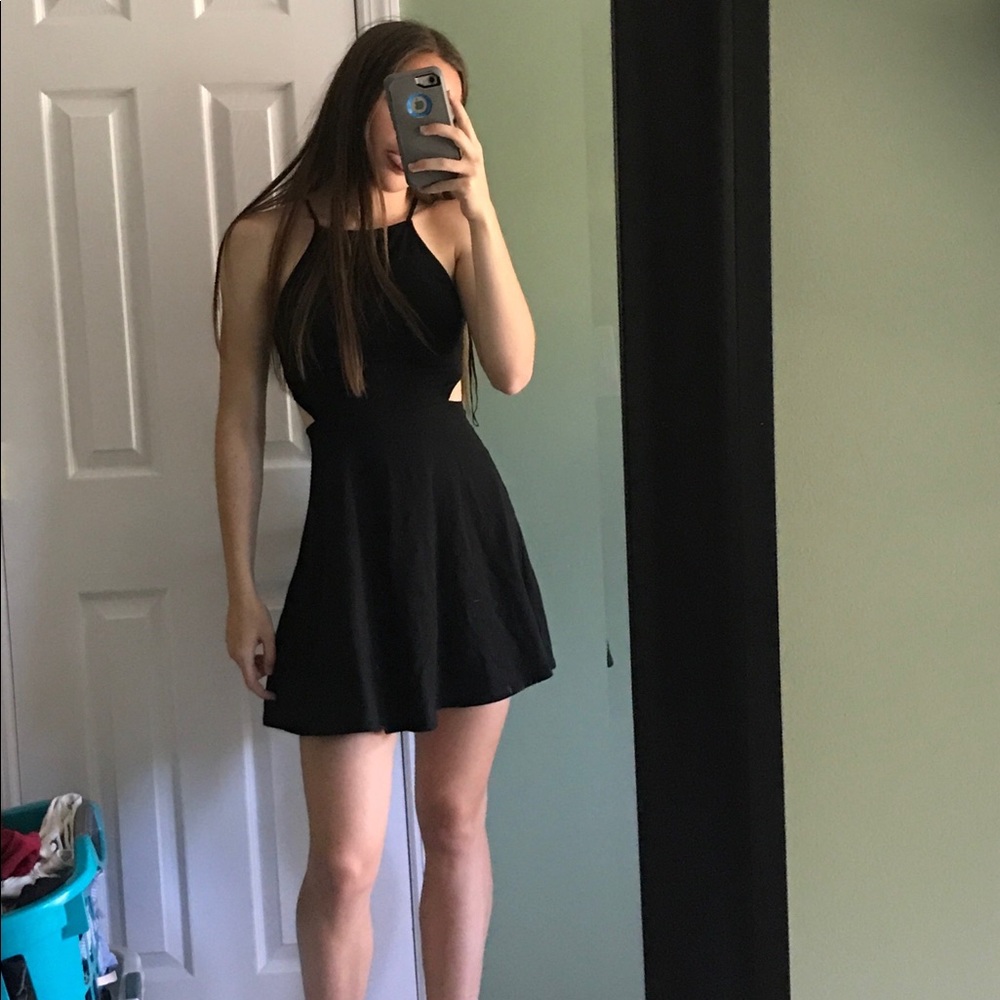 black dress